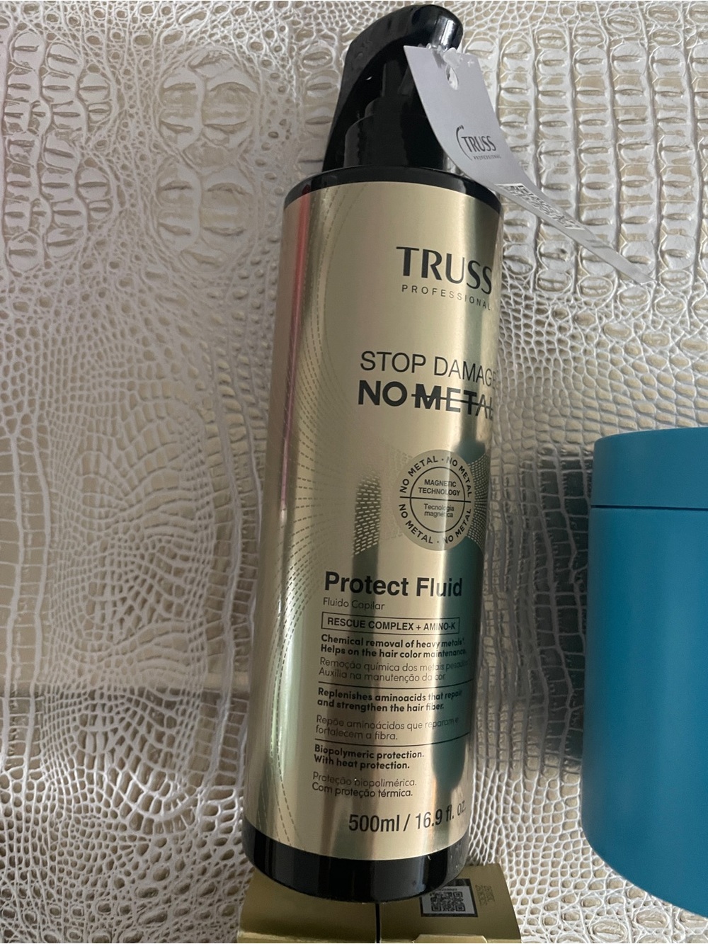 TRuss Protect Fluid Hair Treatment - Gold and Black Packaging